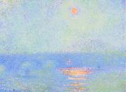 Claude Monet Waterloo Bridge, Effect of Sunlight in the Fog china oil painting artist